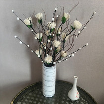 Pea flower simulation fake flower art bunch coffee table floral ornaments dining table refrigerator living room decoration creative flower arrangement hipster