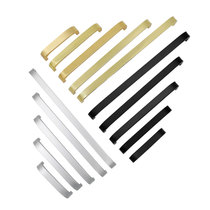 Modern Simplicity Gold Black Silver Space Aluminum Handles K