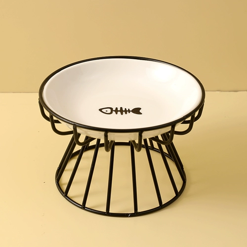 Гаоцзян кошачья чаша кошка керамическая кошка ест миски, пить воду, миску для кошачьей кухни легкая рта животные принадлежности