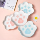 Керамическая чаша для кошек Керамическая чаша для животных кошек и собак для зерновой миски, вода вода чаша двойная миска с большим диаметром защита шейки матки против