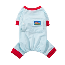 Dog cool clothes summer thin sun protection four-legged clothes Teddy Bichon pet all-inclusive Pomeranian young and small deer dog