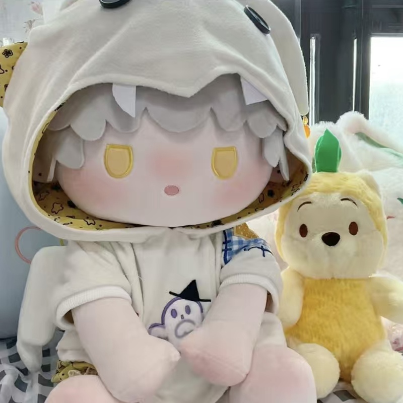 Ghost Little Imp Doll Clothes 40cm Cotton Doll Clothes 20cm Plush Doll Dress-Up Clothes Halloween Hoodie