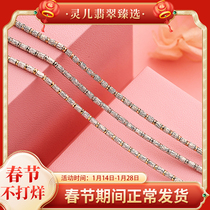 (Linger recommended style) 18K gold Japanese imported diamond chain