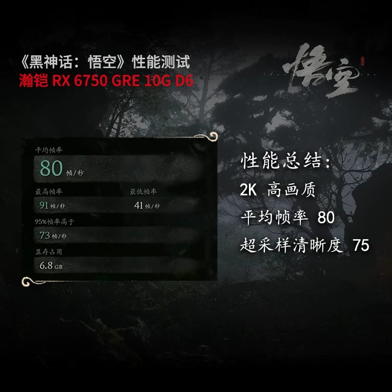 【Сами оперируют】Hankai AMD RADEON RX6750 GRE 10G сплав настольная киберспорт игровая графическая карта