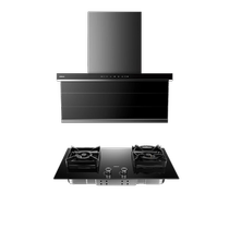 Xiaoheiyi D1] Boss official flagship store top side double-suction range hood gas stove set smoke stove package