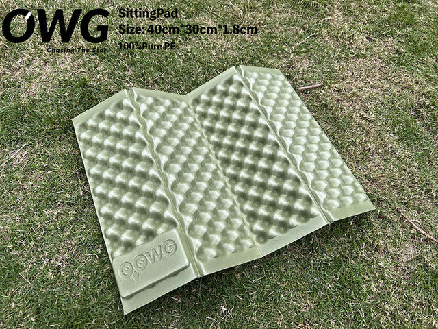 ໄຕ້ຫວັນ OWG ຕູ້ໄຂ່ຫຼັງນອກ cushion egg nest cushion blackened aluminium film XPE single hiking camping cushion