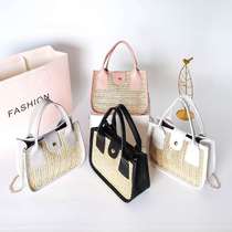 Ladies bags new straw woven chain handbag women handbag slun