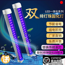 UV curing lamp LED ultraviolet curing lamp 365NMuv glue-cured purple light double-row replacement ultraviolet light tube