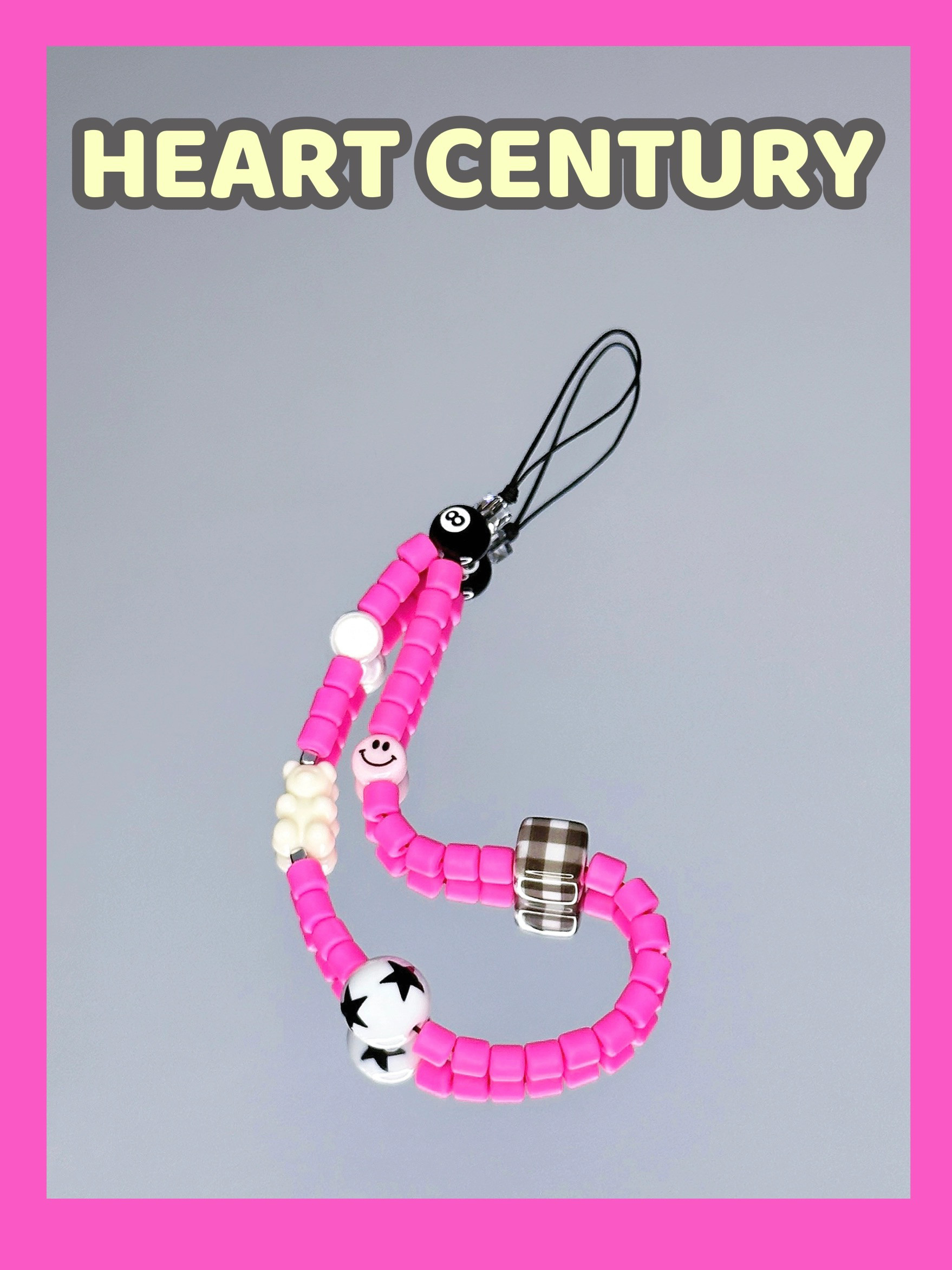 霓虹甜心】心世纪原创美式复古彩手机链手机挂件ccd挂件相机链评价- 淘宝网, image size:1758x2344