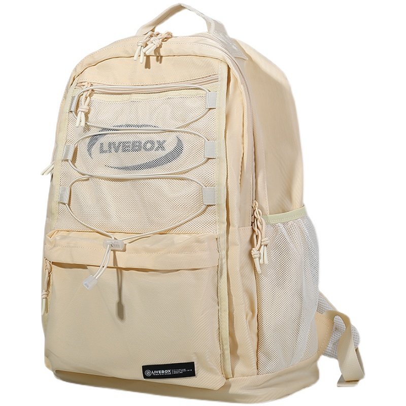 Liveboxlive Backpack School Bag Japanese Ins Style Commuter Bag Large Capacity Simple Laptop Backpack Sport