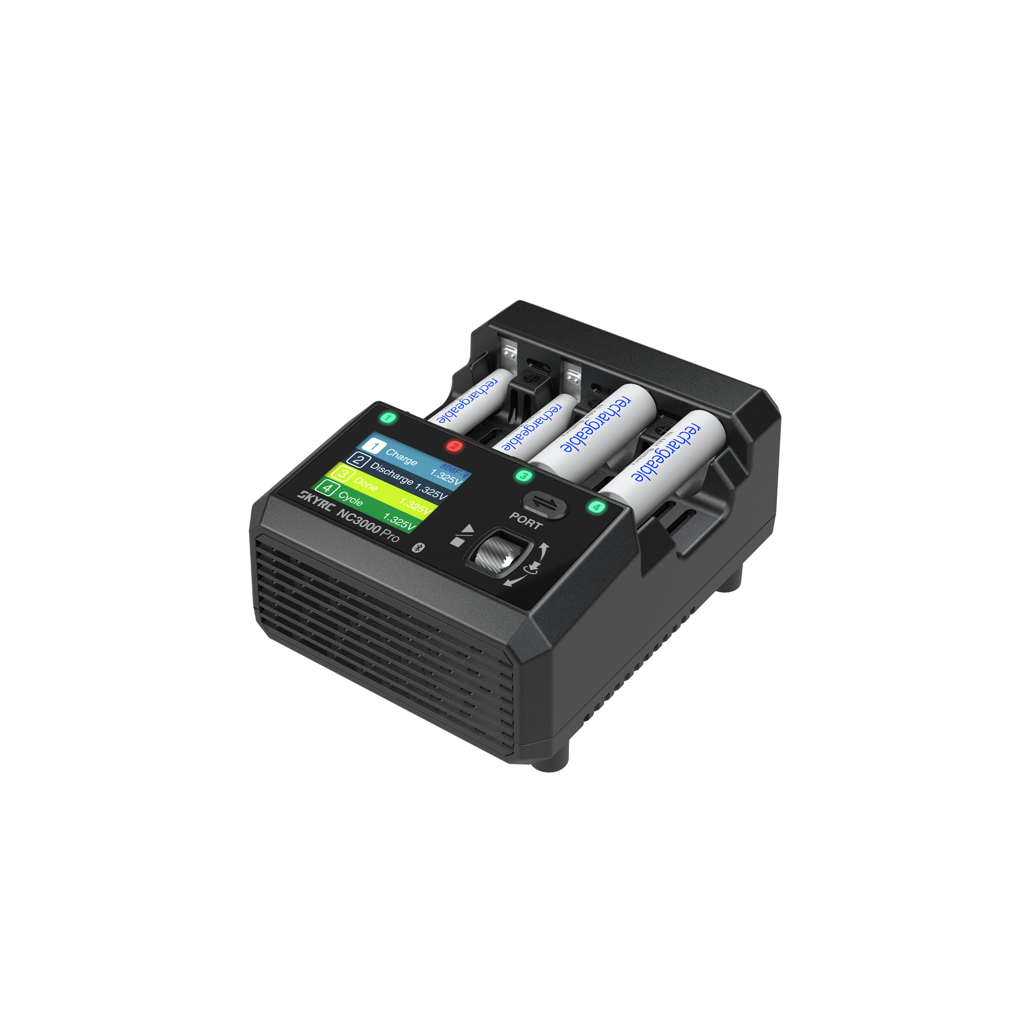 SKYRC NC3000Pro 四通道智能充电器手机APP控制AA/AAA镍氢