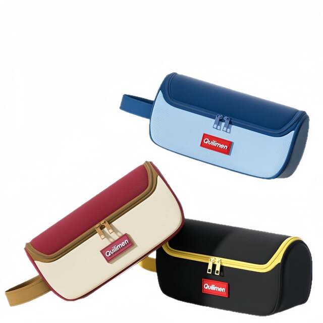 2026 New Pencil Bag High-Looking Ins Style Boys and Girls Stationery Box Large Capacity Waterproof Wear-Resistant Stationery Bag Small