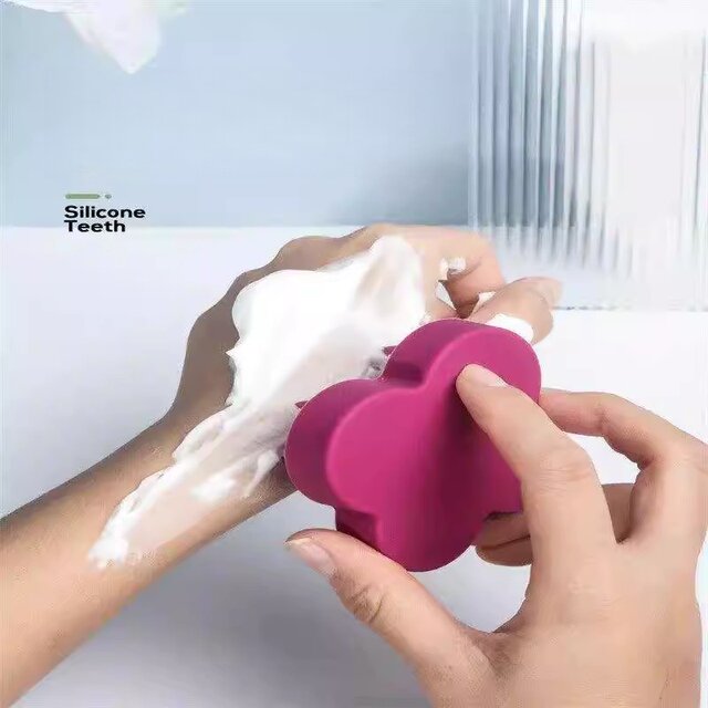 Massage comb Japanese Shuhuo scalp massage comb butterfly comb silicone head massager for men and women