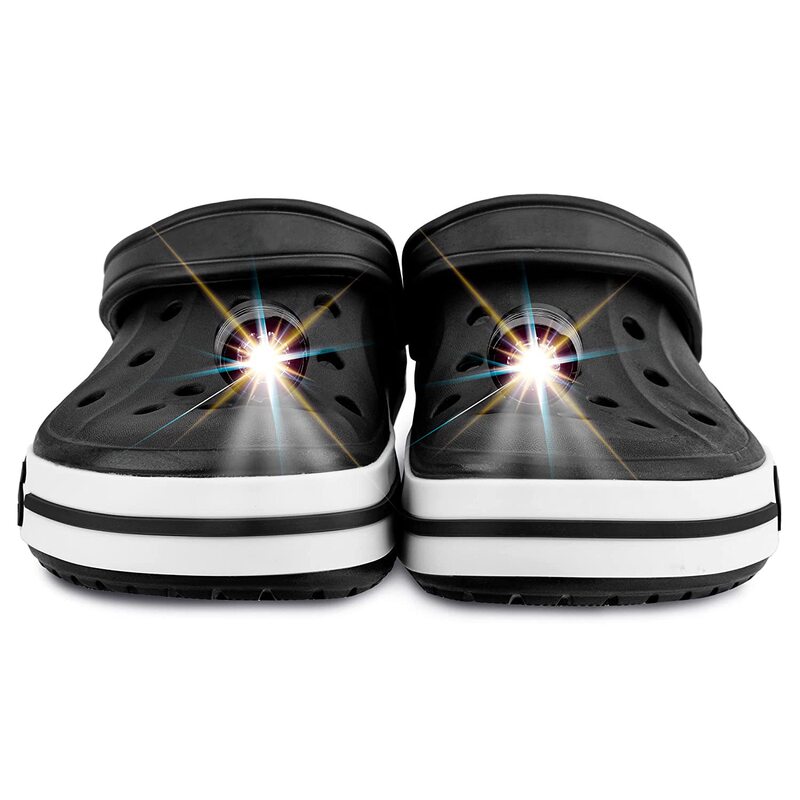 Crocs Shoe Light Led Lighting Lamp Outdoor Sports Hiking Accessories Crocs Shoe Buckle Detachable Warning Light