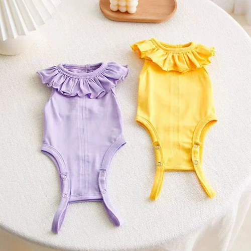 Уменьшающая нагрузку одежда для стерилизации, тонкая дышащая эластичная одежда для кошек после операции, одежда против вылизывания для кошек после операции