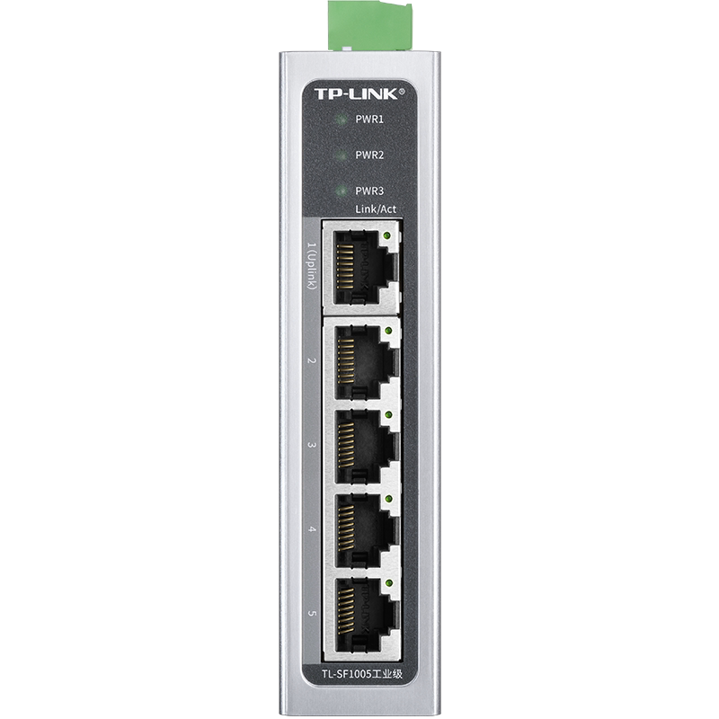 Pulian TP-LINK 5-портовый 8-портовый гигабитный промышленный коммутатор длиной 100 м, рельсовый разветвитель промышленного класса Изображение 1