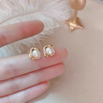 Outlets Clear Cabinet to pick up 18K Jinhao stone cross - inlaid ear nails outlets female accessories