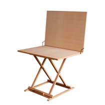 木扎特榉木制美术写生静物台可折叠升降石膏像摆放台美术生素描绘画学校教室专用木质工作台写生桌子拍摄台