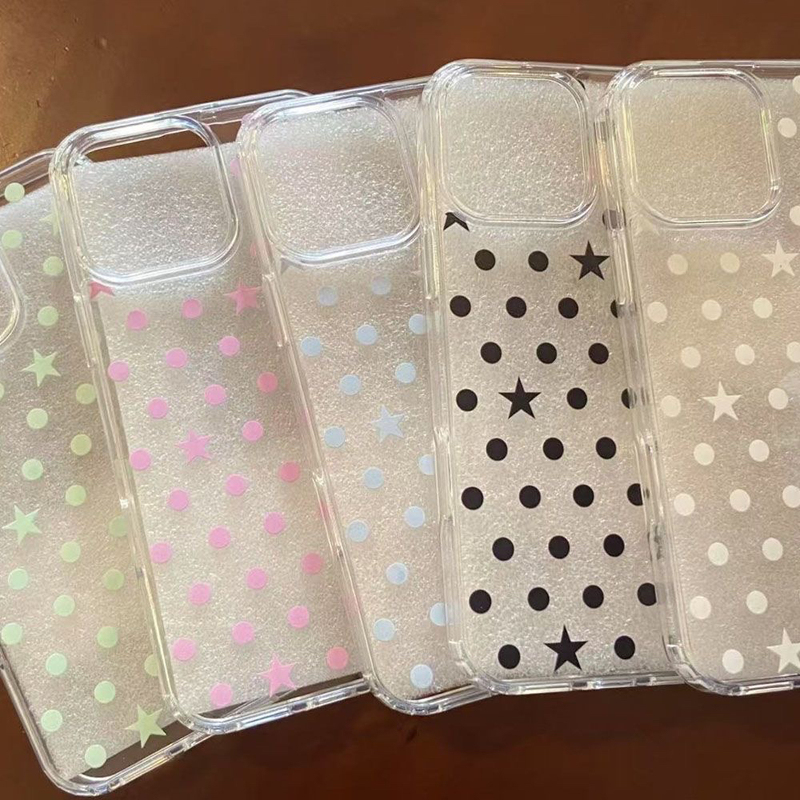 Korean ins Polka Dot Star Iphone16Promax Soft Case 12 Apple 15 Compatible 13 Phone Case 11 for Women 14 New Model 16 Niche 15Pro Full Protection Anti-Drop Xr Protective Cover Korean ins Polka Dot Star Iphone16Promax Soft Case 12 Apple 15 Compatible 13 Phone Case 11 for Women 14 New Model 16 Niche 15Pro Full Protection Anti-Drop Xr Protective Cover