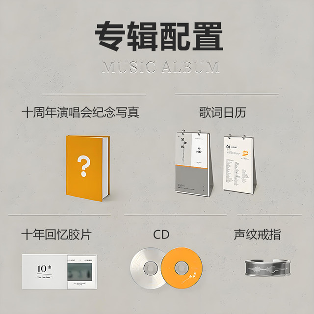 Tfboys 10Th Anniversary Physical Album: Ten Years of Promise - Wang Junkai, Wang Yuan, Yi Yang Qianxi Official Cd