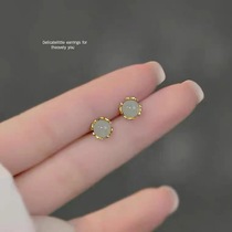 Outlets discount store withdraw the warehouse to pick up 18K gold and Tian Yu ear nail outlets female accessories