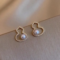 Outlets discount store to pick up 18K gold pearl hoist ear nails outlets female accessories