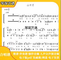 Mountain mid-moon Second Sound Part A Chorus Genealogy Profile of the Soundtrack Sound Spectrum Piano Audio Division Sound Demonstration