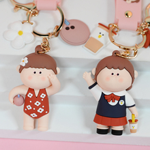 阿玛莉莉丝公仔啵仔女情侣钥匙扣