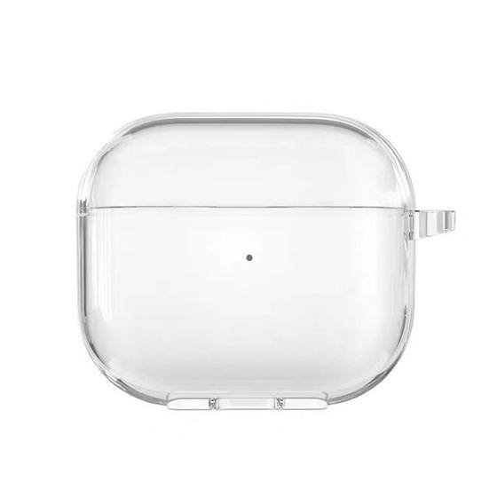 Apple AirPods Protector Case AirPods3 Bluetooth 헤드셋 케이스 AirPod Generation AirPodspro 2 세대 3 세대 초대형 투명한 소프트 실리콘 iPod 완전 포장 방지 방지에 적용됩니다.