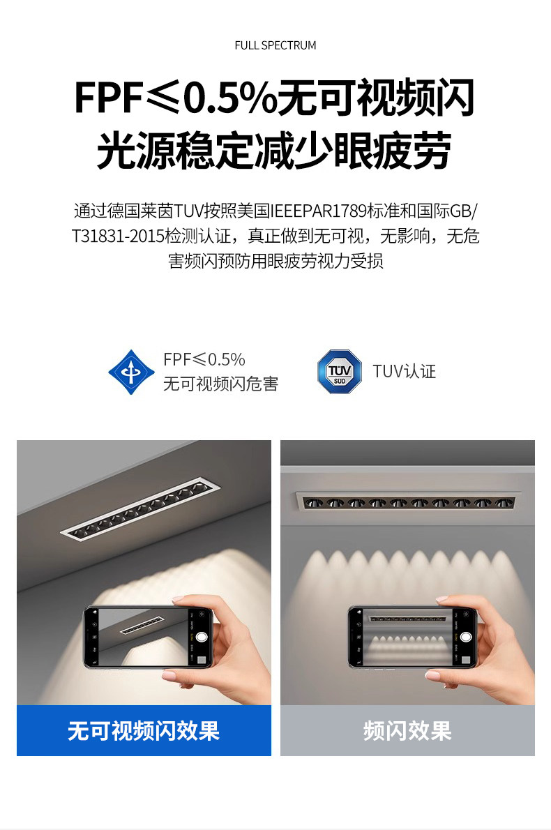 Сетка света 嵌入式长条格栅灯led灯石膏板嵌入式射灯线条灯客厅无主长条灯 Simcnc