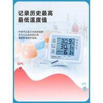 KZ electronic temperature and humidity meter for industrial laboratories with high-precision indoor dry and wet temperature display for pharmacies