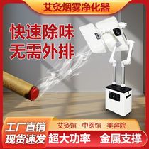 Moxibustion smoke purifier mobile home system health center extraction smoking artifact solder smoke exhaust machine equipment