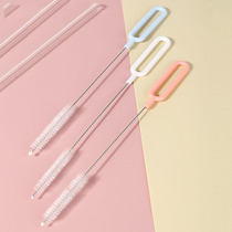 Spout cleaning brush small brush baby bottle nipple straw brush pacifier straw brush slender oil pot small gap baby