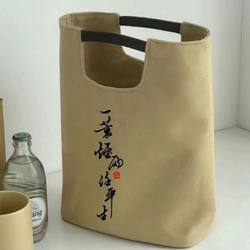 Chinese style high face value retro barrel bag office workers convenient hand -to -sails bag bucket -type hand carbon