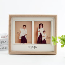 FOOJO Fuju 6-inch photo frame two-link photo frame Nordic style hanging picture wall decoration desktop ornaments wedding photo baby
