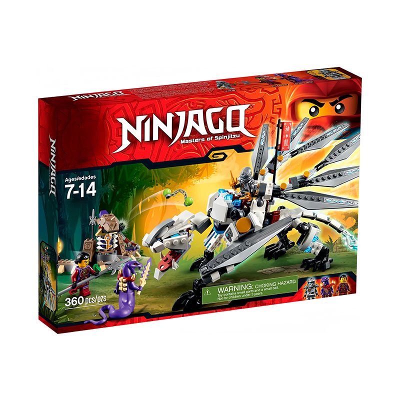 Ninjago Series 70736 Titanium Dragon Moro Assembly Model Dark Dragon King Boy Toy Building Blocks