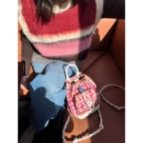 Tagi. Рюкзак ручной работы, сумка на одно плечо, плетеные бретели для путешествий, ведро, на шнурках