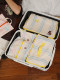 Tagi.<Tapi Star> Printed Cute Stripe Portable Packaging Bag Luggage Four-Piece Storage Bag