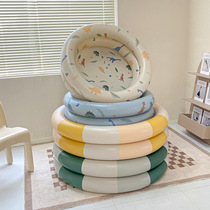 Childrens swimming pool home foldable striped baby pool summer water play ocean ball pool