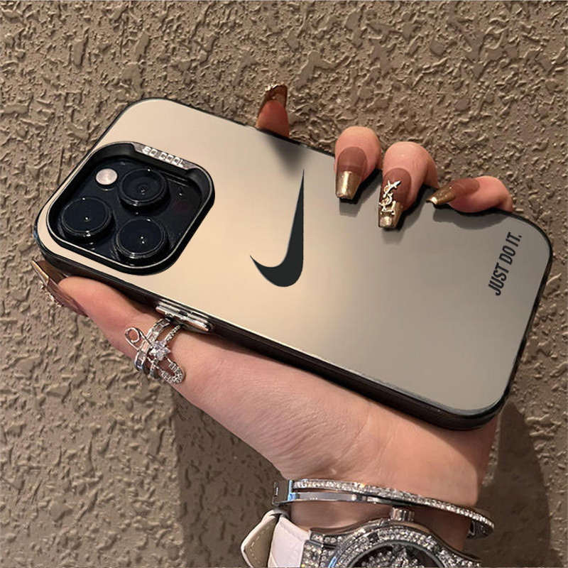 Casual Black Hook Suitable for Apple 15 Mobile Phone Case iPhone 14 Pro Max Men and Women 13Pro Contrasting Color Vitality Anti-Fall New 12 Creative Niche Xr All-Inclusive Xsmax Classy Protective Cover