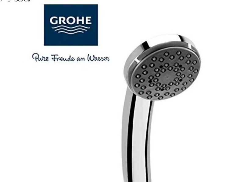 Grohe Shower Head Features Self-Cleaning Silicone, Using Grohe Starflash and Symphony Spray Technology Grohe 28298