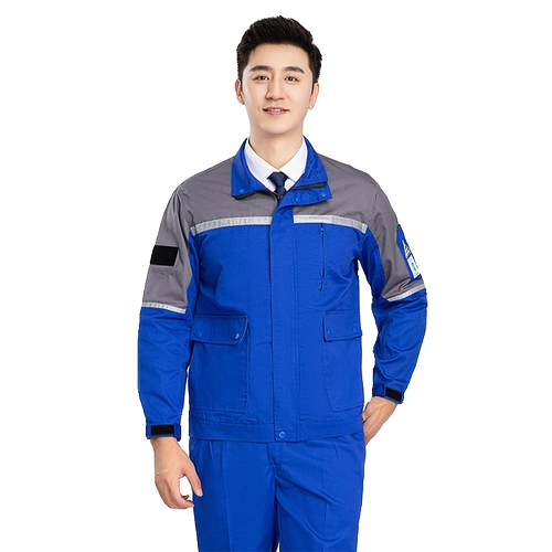 Осенний антистатический электрический комбинезон, бензоколонка