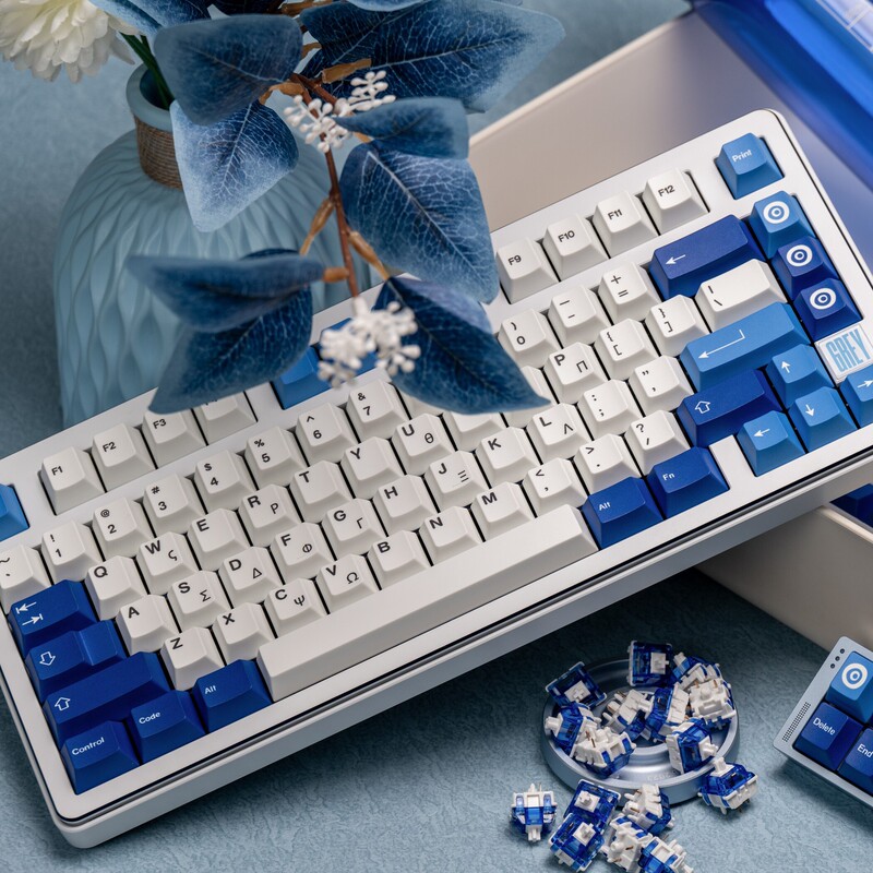 Midday Gmk Evil Eye Original Pbt Five-Sided Dye-Sublimation Mechanical Keyboard Keycaps Customized Full Set Midday Gmk Evil Eye Original Pbt Five-Sided Dye-Sublimation Mechanical Keyboard Keycaps Customized Full Set