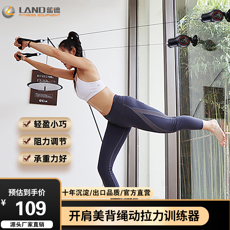 Tension Rope Body Shaping Device Suction Cup Fitness Pulling Yoga Training Open Shoulders and Beautiful Back Household Resistance Band Rope Dynamic Tensioner