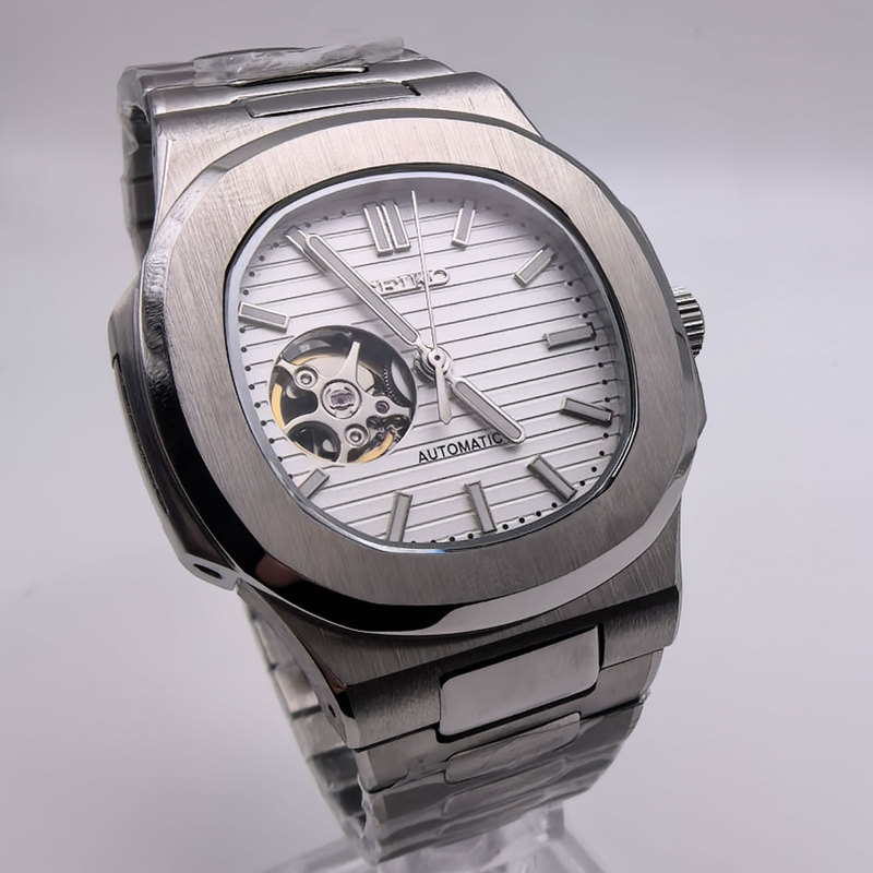 Watch Nh38 Automatic Mechanical Movement 41mm Nautilus Modified Fashion Business Waterproof Luminous Watch