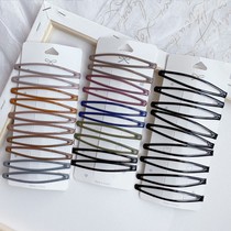 Do Nt Liu Hais Hairpin Hairpin Clip Han Edition Brief Adult Black Liu Hai Clip Top Clip Rear Brain Spoon Clip Hair Clip Head G