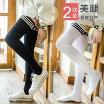Long Sox woman to thigh high cylinder Womens day Faculty Wind long cylinder Thigh White Silk Socks Sexy Cute Thin G
