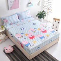 Childrens bed Ogasawara 135x200 bed cover Schildreth brown cushion protective sheath Dormitory Cartoon Bed single Double Mattress Cover