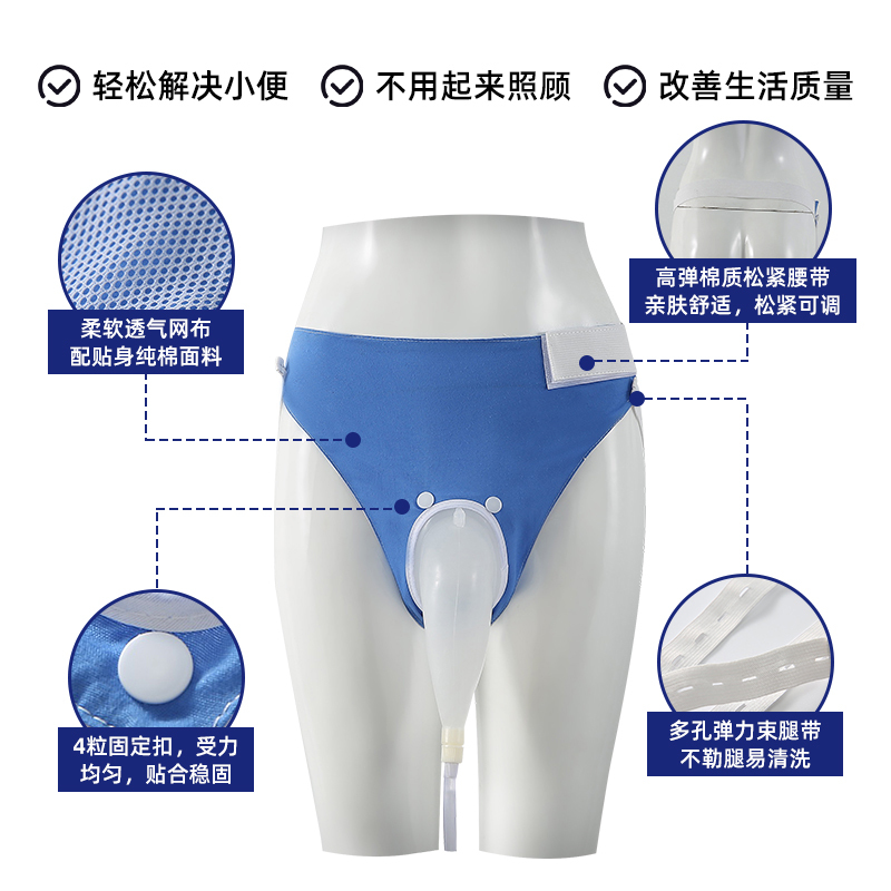 Home Care Urine Collection Device for Bedridden Patients and Elderly People with Urinary Incontinence, Silicone Urine Bag for Convenient Nighttime Urine Collection Home Care Urine Collection Device for Bedridden Patients and Elderly People with Urinary Incontinence, Silicone Urine Bag for Convenient Nighttime Urine Collection
