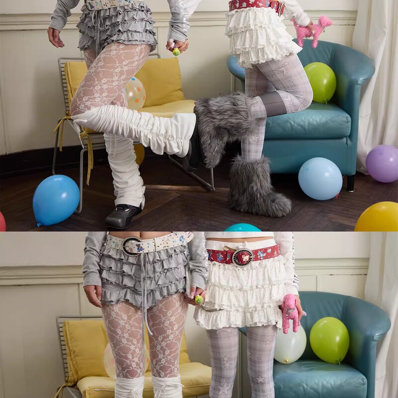 Escape Paradise Loveplayshop Starry Print Super Cool Set Recommended! Cake Skirt Pants